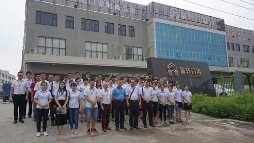 分享行業(yè)經(jīng)驗，共創(chuàng)門窗未來——加維斯門窗精英團隊來我司參觀